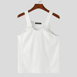 Canottiera casual e spalline con metallo da uomo - Canottiera uomo ATREND