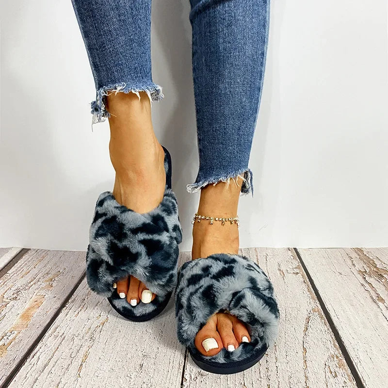 Pantofole indoor in pelo da donna - Ciabatte uomo ATREND