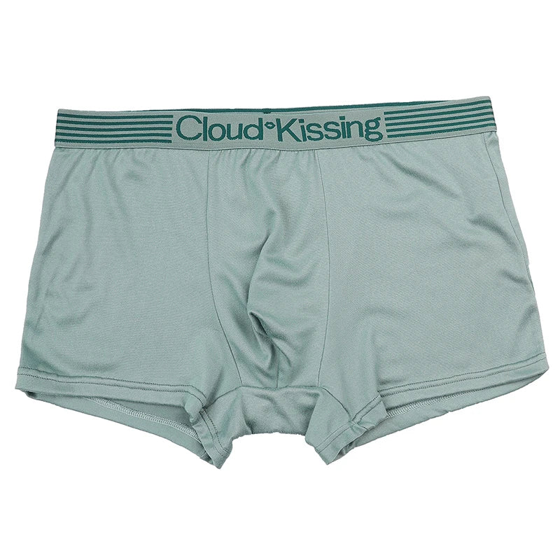 Calzoncillos bóxer casuales de 4 piezas con banda elástica para hombre