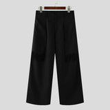 Pantaloni larghi con frange laterali da uomo - Pantaloni uomo ATREND