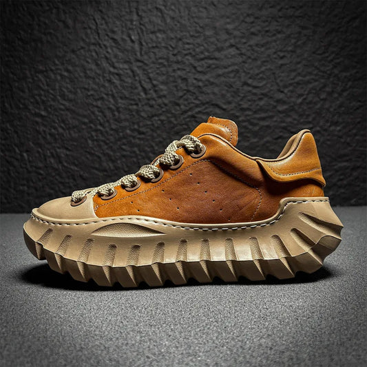 Sneakers casual in pelle microfibra da uomo