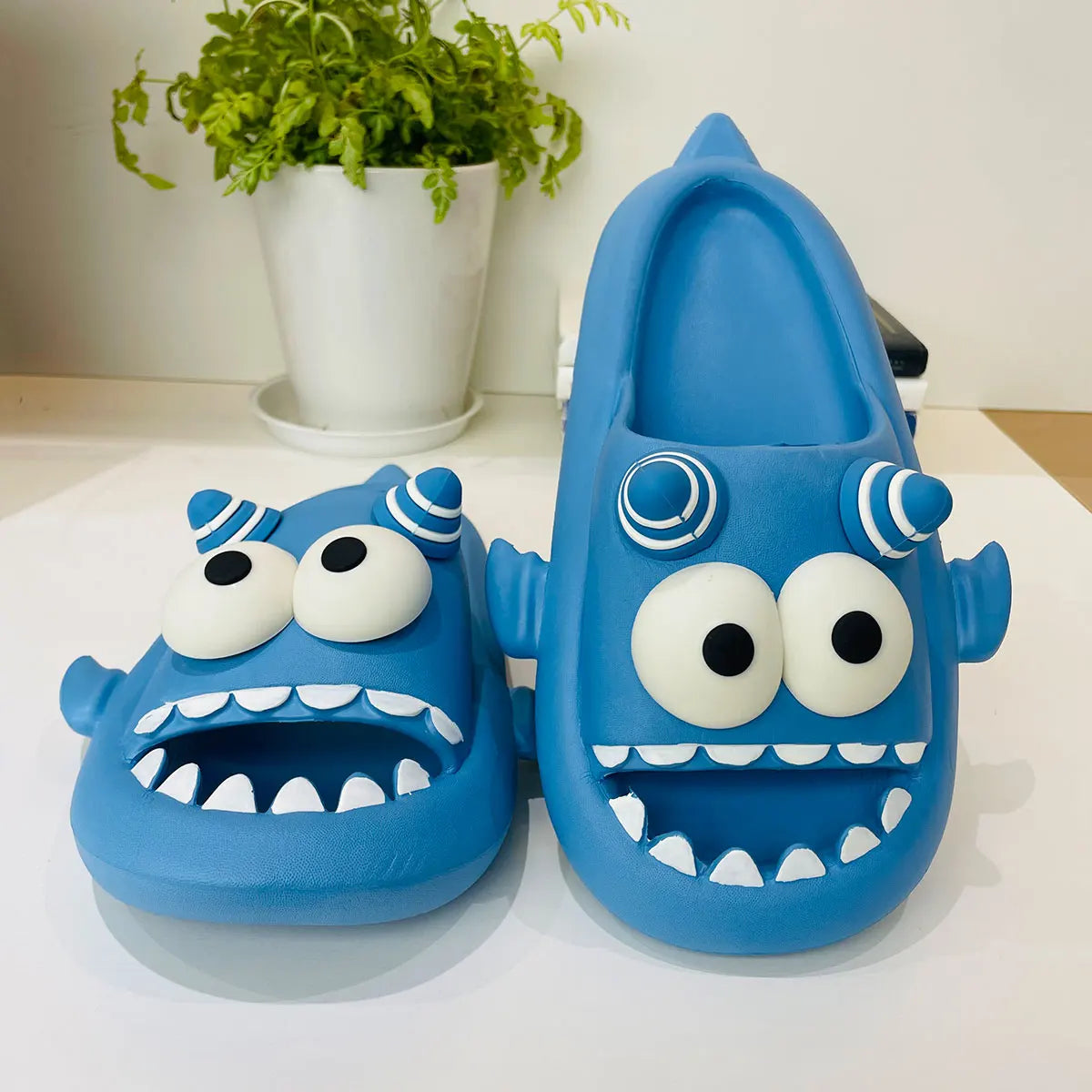 Ciabatte indoor a forma di squalo unisex - Ciabatte unisex ATREND