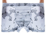 Boxer casual 5 pezzi elasticizzati con stampa grafica da uomo - Boxer uomo ATREND