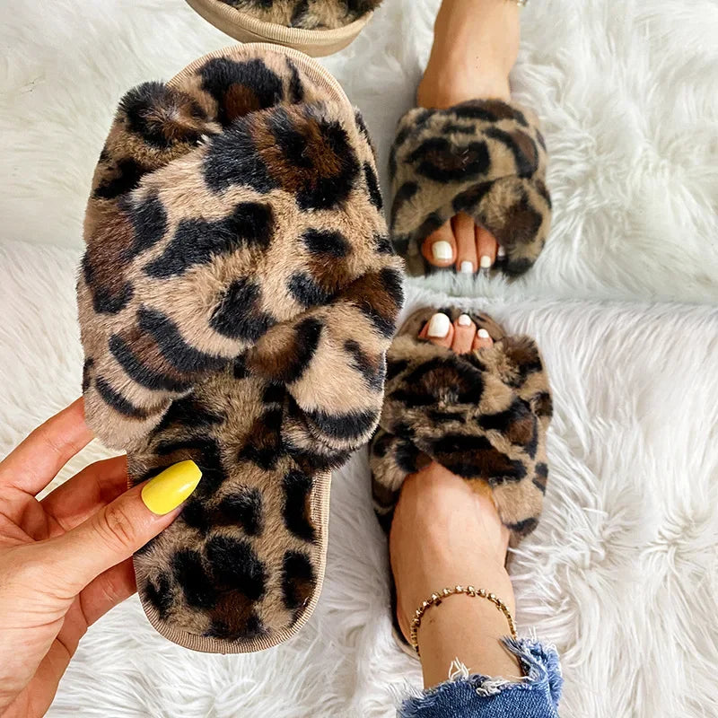 Pantofole indoor in pelo da donna - Ciabatte uomo ATREND