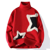 Dolcevita casual con stelle da uomo - Pullover uomo ATREND