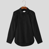Camicia casual con maniche a sbuffo da uomo - Camicia uomo ATREND