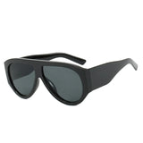 Occhiali da sole retrò bicolor con lenti colorate unisex - Occhiali da sole unisex ATREND
