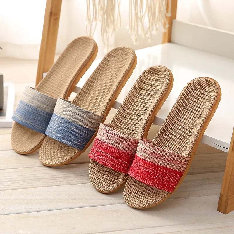 Ciabatte casual con fascia bicolore da donna - Ciabatte donna ATREND