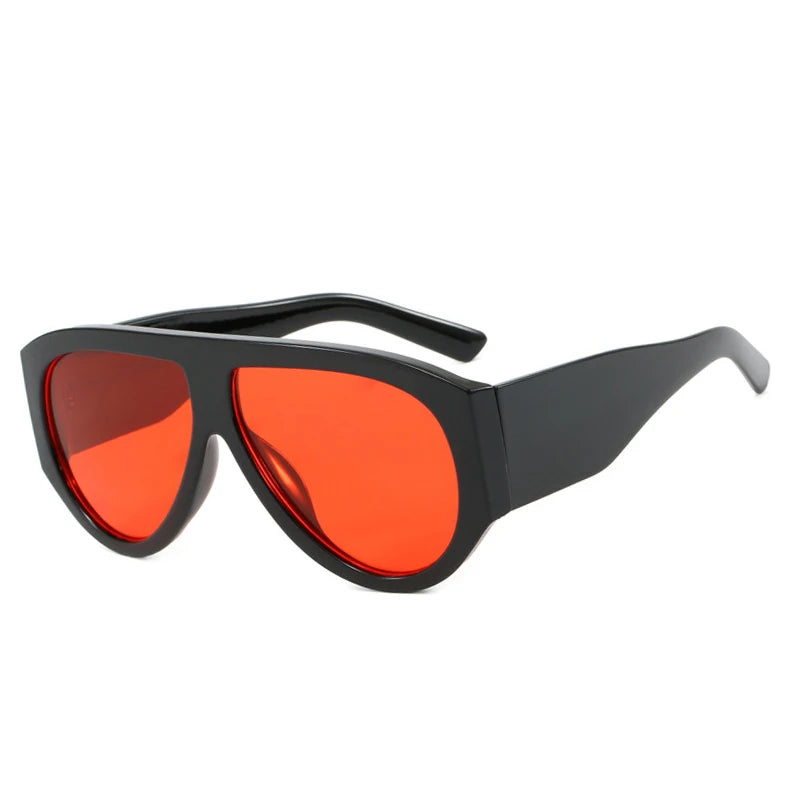 Occhiali da sole retrò bicolor con lenti colorate unisex - Occhiali da sole unisex ATREND
