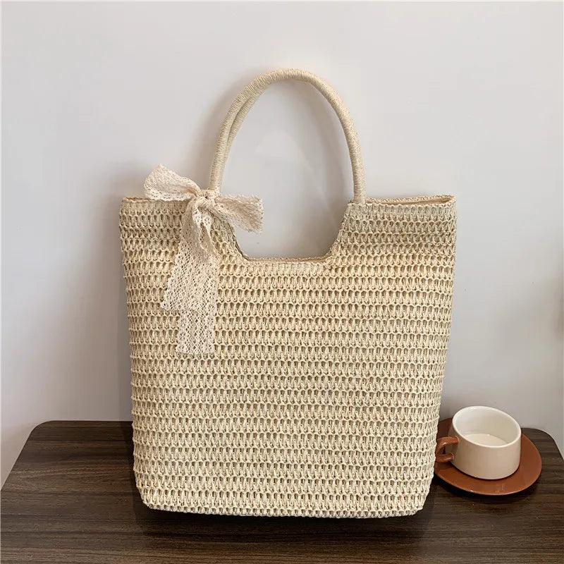Borsa a mano casual in cotone da donna - Borsa a mano ATREND