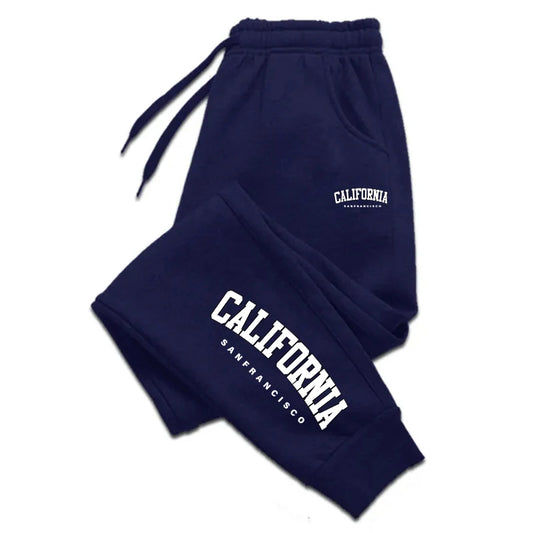 Pantaloni sportivi con fascia elastica e lettere unisex - Pantaloni sportivi unisex ATREND
