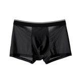 Men's 5 Piece Breathable Elastic Band Casual Boxer Shorts