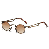 Occhiali da sole ovali con lenti colorate unisex - Occhiali da sole unisex ATREND
