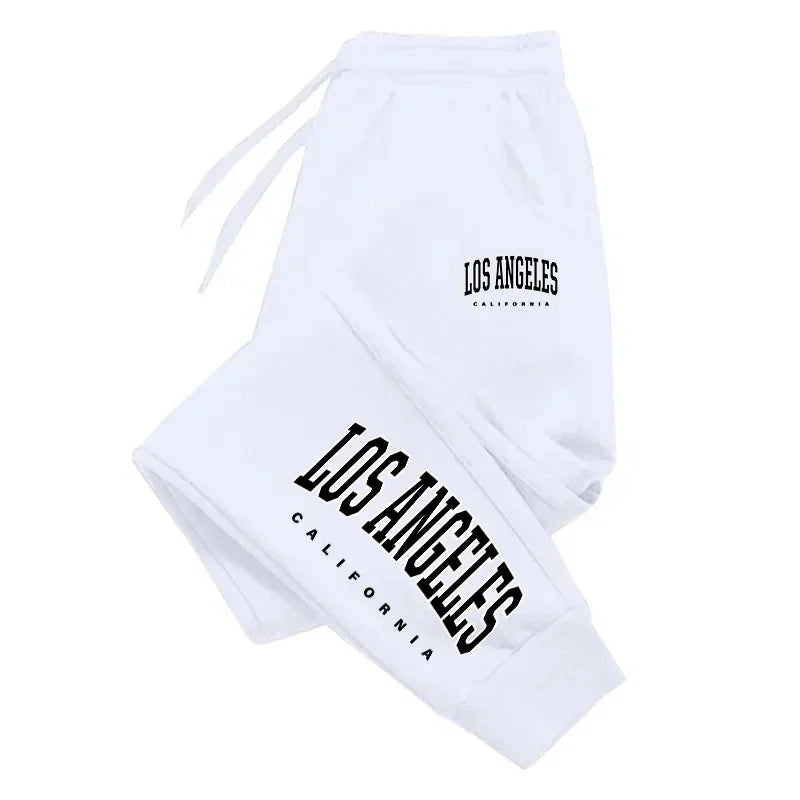 Pantaloni sportivi con fascia elastica e lettere da uomo - Pantaloni sportivi uomo ATREND