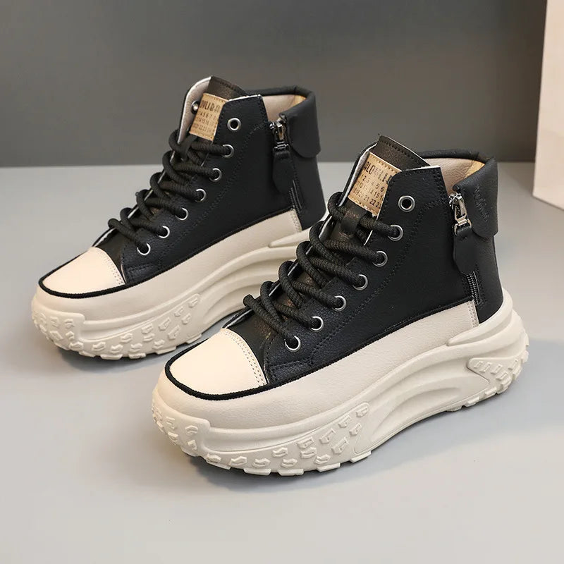 Sneakers casual alla caviglia outdoor con lacci da donna - Sneakers donna ATREND