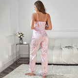 Pigiama canottiera e pantaloni floreali da donna - Pigiama donna ATREND