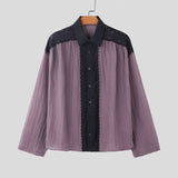 Camicia patchwork da uomo - Camicia uomo ATREND