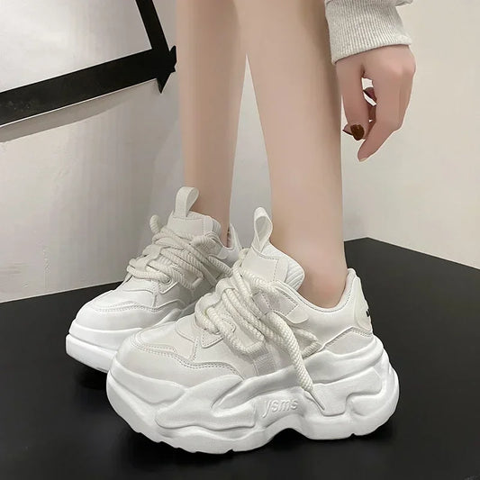 Sneakers casual outdoor con para alta e lacci da donna - Sneakers donna ATREND
