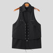 Gilet geometrico con lacci da uomo - Gilet uomo ATREND
