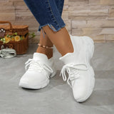 Sneakers casual in cotone outdoor con lacci da donna - Sneakers donna ATREND