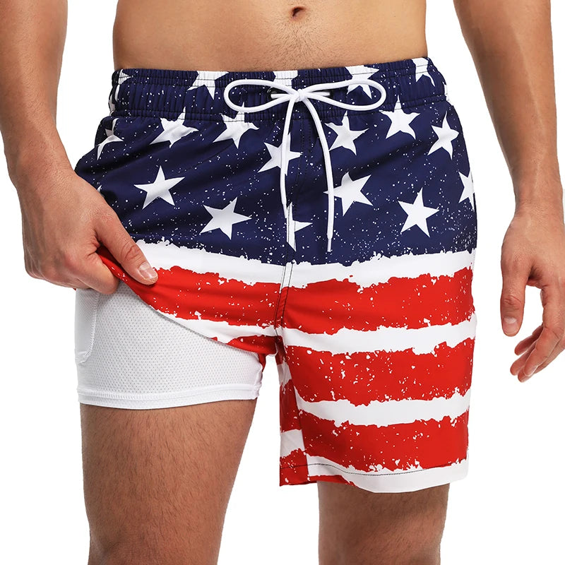 Costume casual con stampa grafica da uomo - Costume uomo ATREND