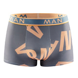 Men's 6 Piece Letter Print Casual Boxer Shorts