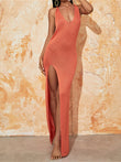Copri costume con spacco laterale da donna - copri costume ATREND