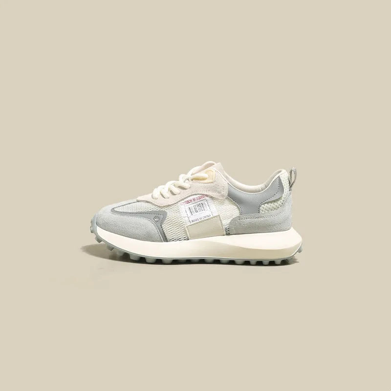Sneakers casual bicolor con lacci da donna - Sneakers donna ATREND