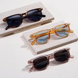 Occhiali da sole casual bicolor con lenti chiare o scure unisex - Occhiali da sole unisex ATREND