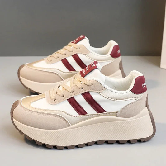 Sneakers casual outdoor vintage con lacci da donna - Sneakers donna ATREND