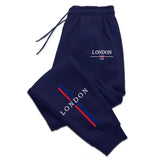 Pantaloni sportivi con fascia elastica e lettere da donna - Pantaloni sportivi donna ATREND