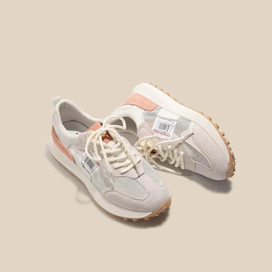 Sneakers casual bicolor con lacci da donna - Sneakers donna ATREND