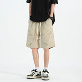 Men's Elastic Waistband Drawstring Casual Shorts