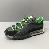 Sneakers chunky casual in pelle solida mesh traspirante unisex