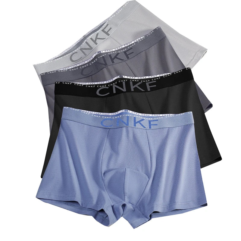 Boxer casual 4 pezzi elasticizzati con fascia elastica da uomo - Boxer uomo ATREND