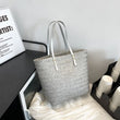 Borsa a spalla casual in paglia da donna - Borsa a spalla ATREND
