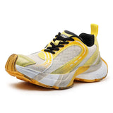 Sneakers casual in pelle sintetica mesh traspirante con lacci unisex