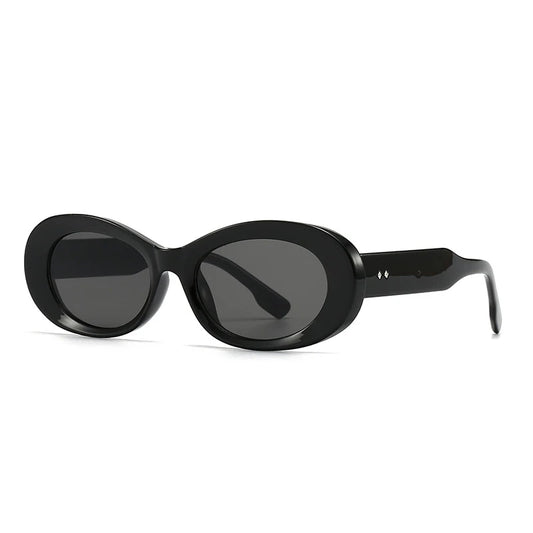 Occhiali da sole vintage ovali con lenti chiare o scuse da donna - Occhiali da sole donna ATREND