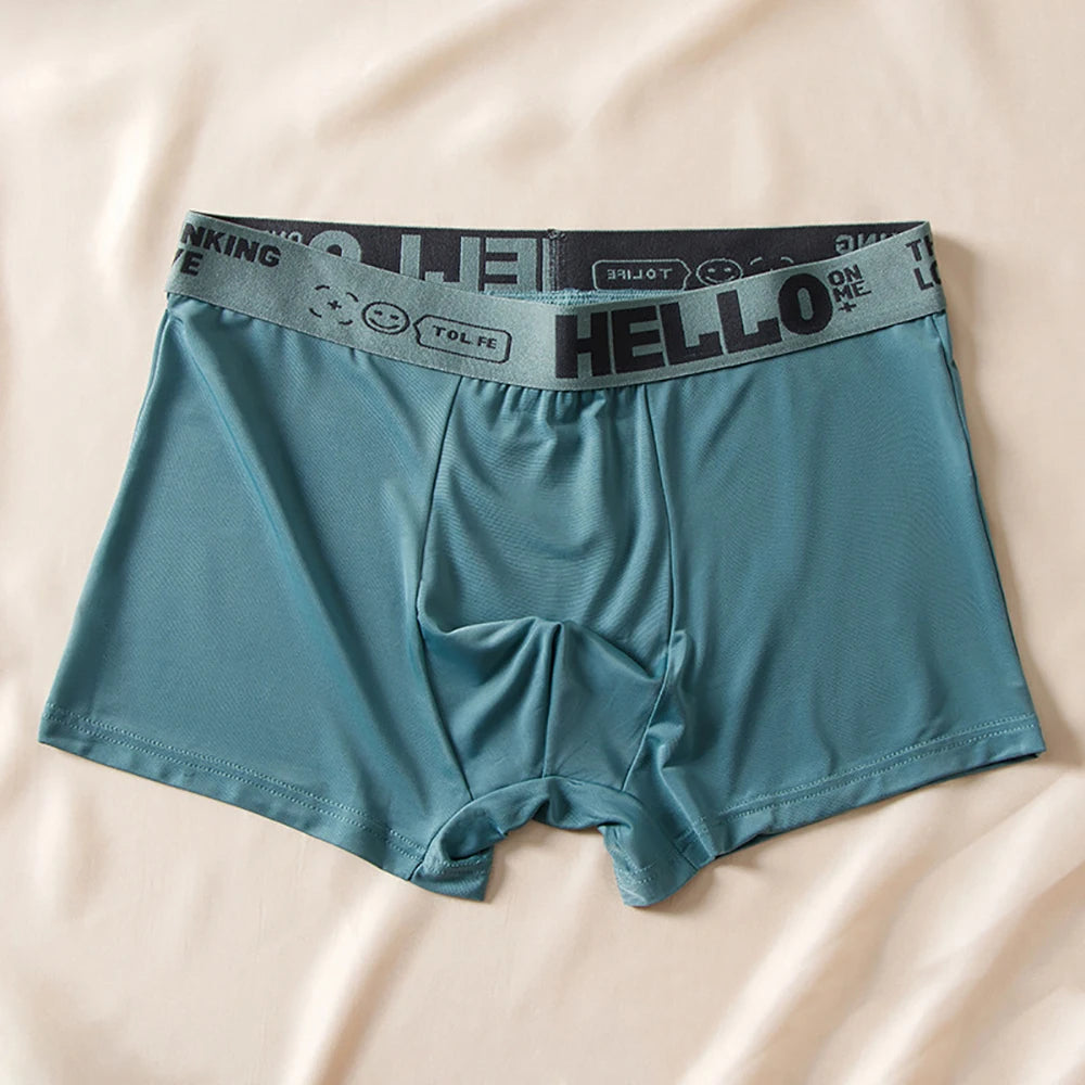 Boxer casual 5 pezzi traspiranti con fascia elastica da uomo - Boxer uomo ATREND