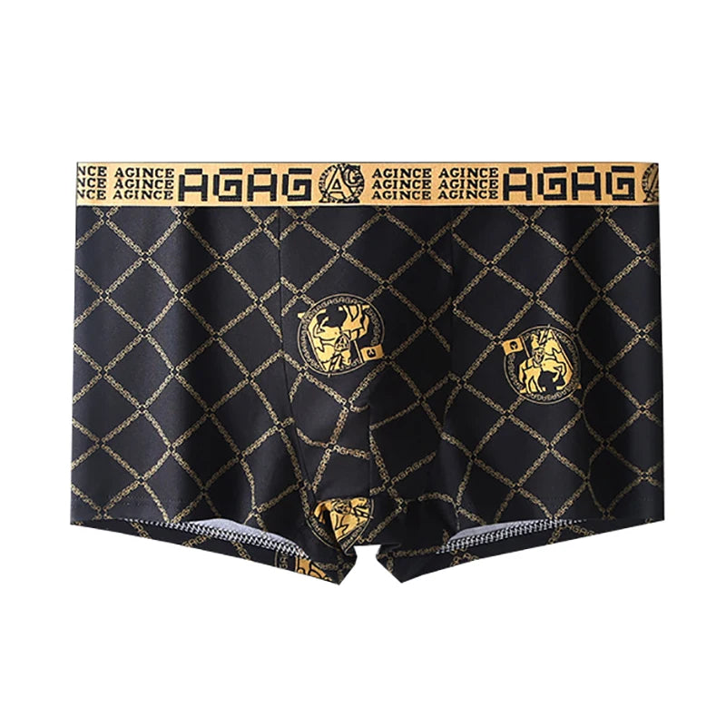 Boxer casual 4 pezzi con stampa grafica da uomo - Boxer uomo ATREND