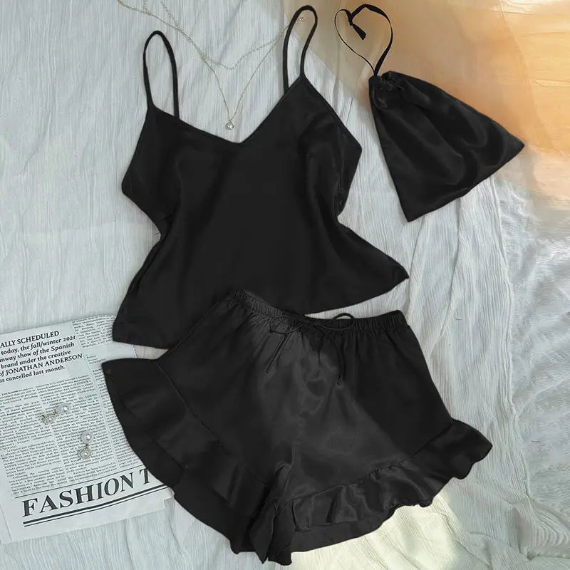 Pigiama casual canottiera e pantaloncini da donna - Pigiama donna ATREND