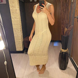 Women's Transparent Hand Knitted Swimsuit Cover Up