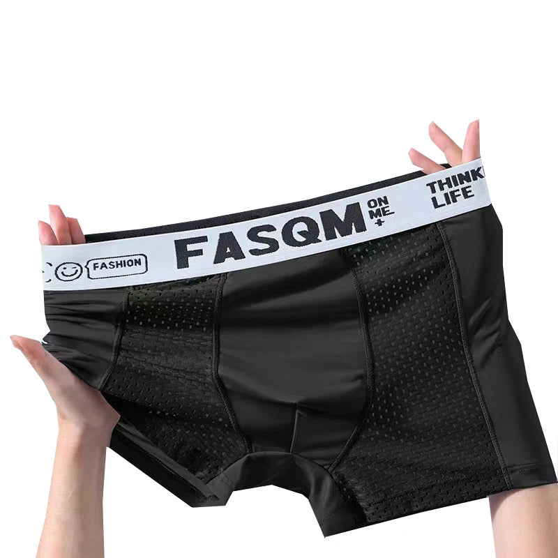 Boxer casual 6 pezzi con fascia elastica con lettere da uomo - Boxer uomo ATREND