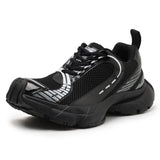 Sneakers casual in pelle sintetica mesh traspirante con lacci unisex