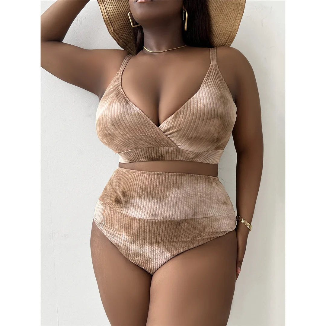 Women's two-piece bikini bra and panties