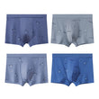 Boxer casual 4 pezzi in cotone elastici con stampa in lettere da uomo - Boxer uomo ATREND