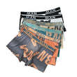 Men's 6 Piece Letter Print Casual Boxer Shorts