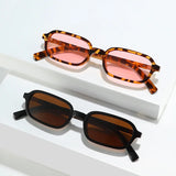 Occhiali da sole vintage bicolor con lenti chiare o scure colorate unisex - Occhiali da sole unisex ATREND