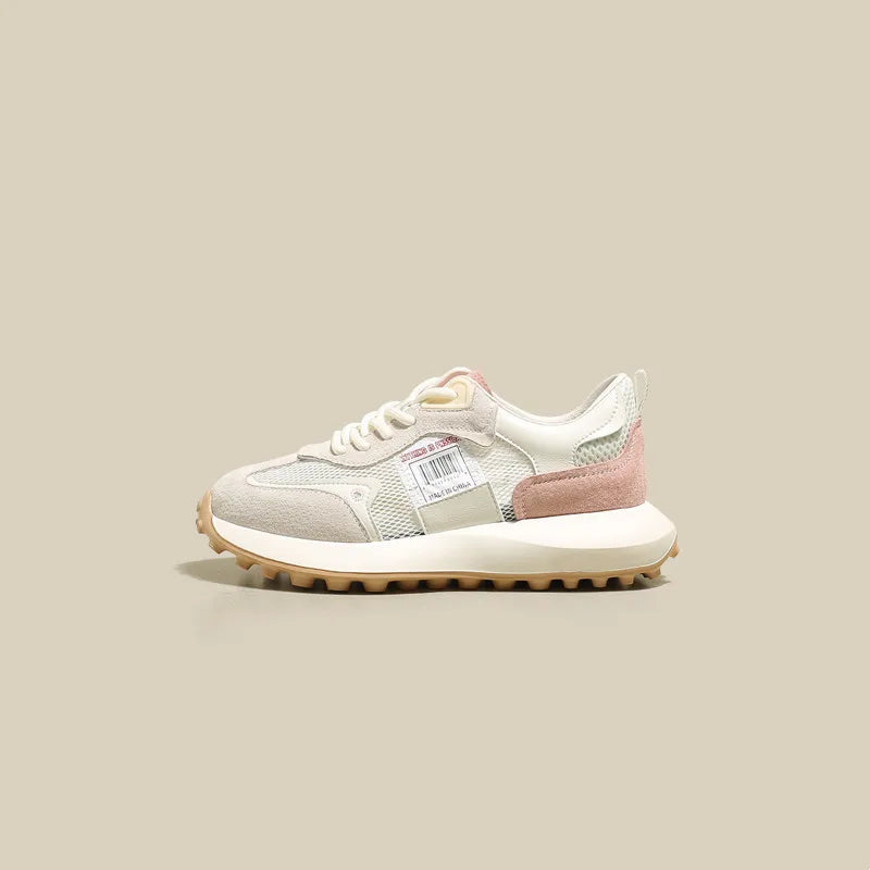 Sneakers casual bicolor con lacci da donna - Sneakers donna ATREND