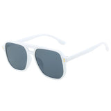 Occhiali da sole casual geometrici bicolor da donna - Occhiali da sole donna ATREND